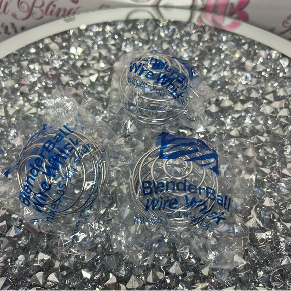 Blender ball  whiskers for food and drinks protein and more metal shareable stir - Picture 5 of 5